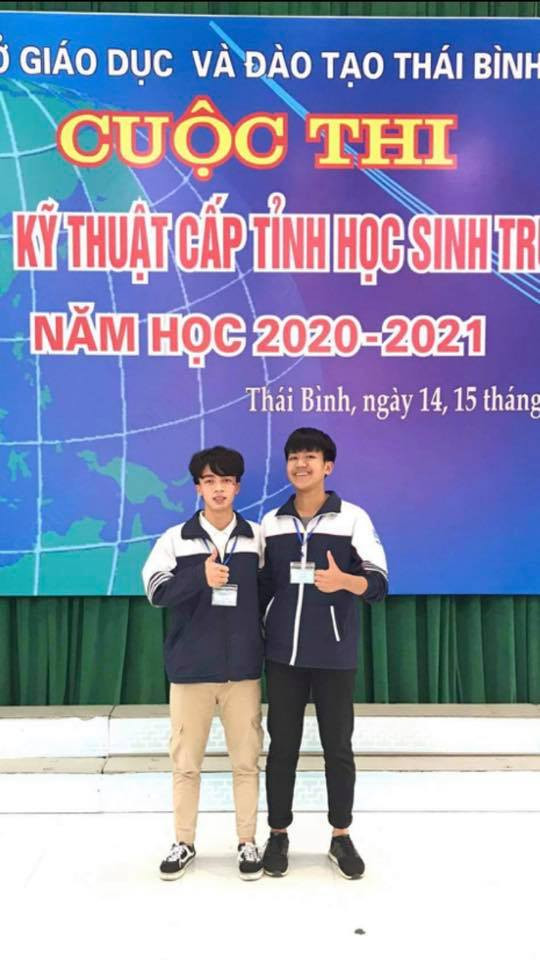 Thái Bình: Ứng dụng Theo dõi giãn cách xã hội cực thú vị của 2 nam sinh lớp 12 ảnh 1