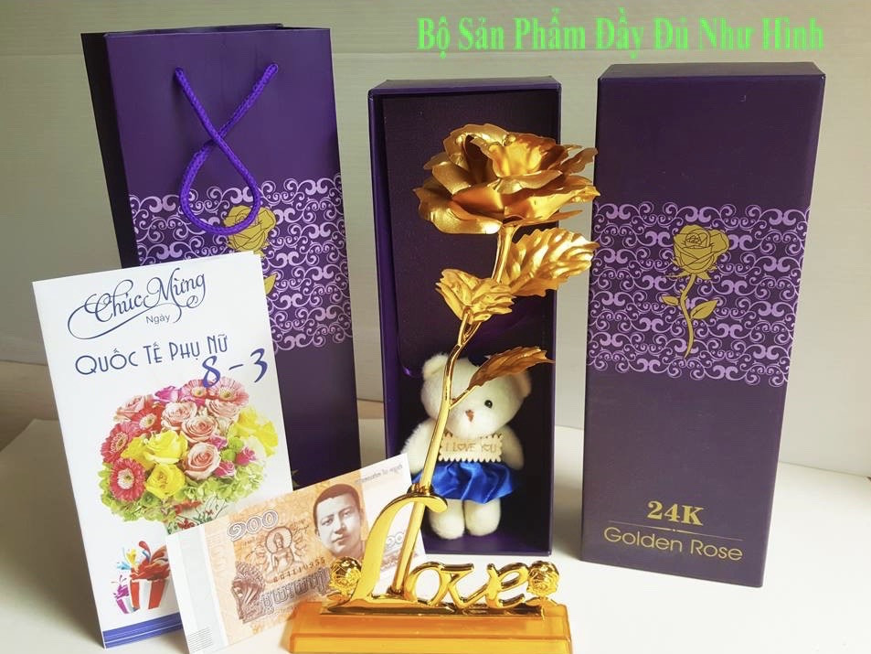 Xuất hiện hoa hồng 'mạ vàng' giá chỉ 10.000 đồng/bông ảnh 1