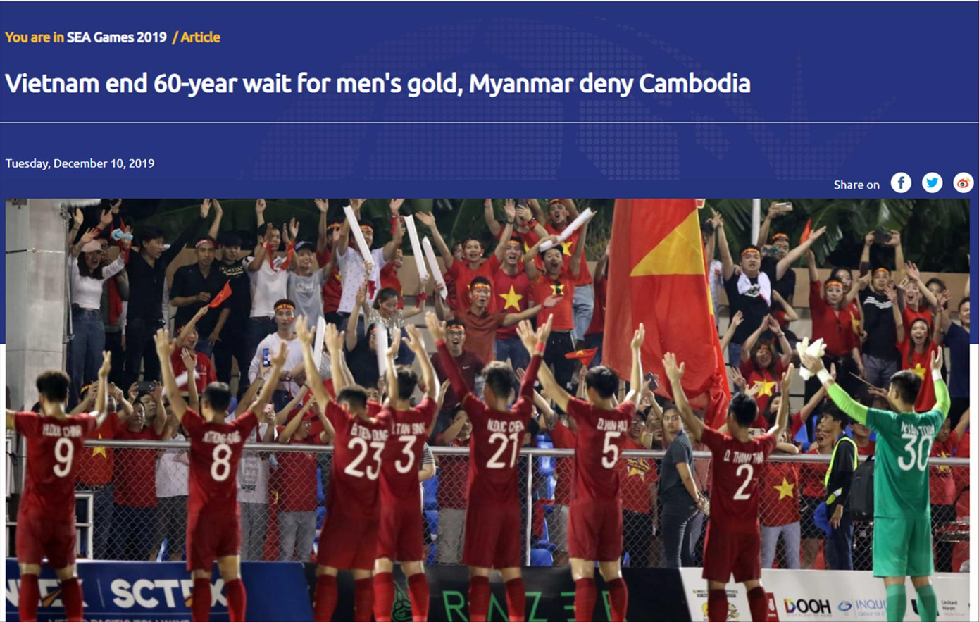 Truyền thông châu Á choáng ngợp với sức mạnh của U22 Việt Nam ảnh 1