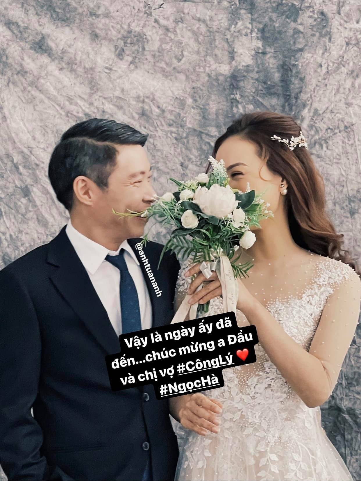 NSND Công Lý điển trai trong ảnh cưới với bạn gái kém 15 tuổi ảnh 1