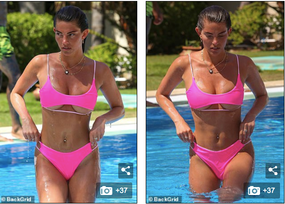 Sao truyền hình 9x mặc áo tắm khoét chân ngực căng đầy, tình tứ bạn trai không rời ảnh 3