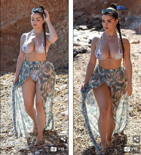 'Nữ hoàng nội y' Anh quốc phô vòng 1 nóng 'nghẹt thở' với bikini nhỏ xíu ảnh 1