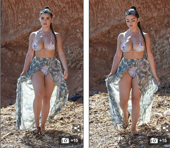 'Nữ hoàng nội y' Anh quốc phô vòng 1 nóng 'nghẹt thở' với bikini nhỏ xíu ảnh 3