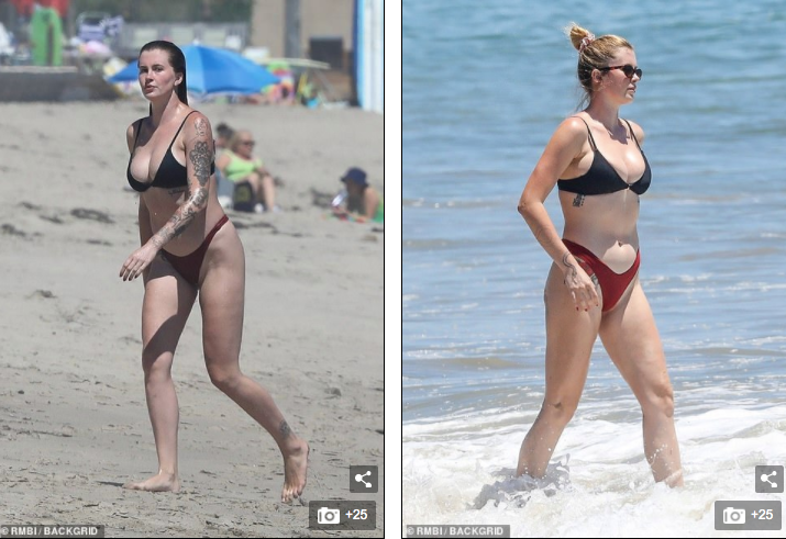 Mẫu 9x Ireland Baldwin 'thả thính' với bikini nhỏ xíu, siêu 'bốc lửa' ở biển ảnh 15