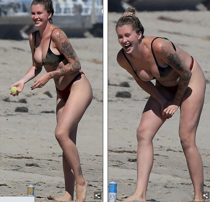 Mẫu 9x Ireland Baldwin 'thả thính' với bikini nhỏ xíu, siêu 'bốc lửa' ở biển ảnh 10