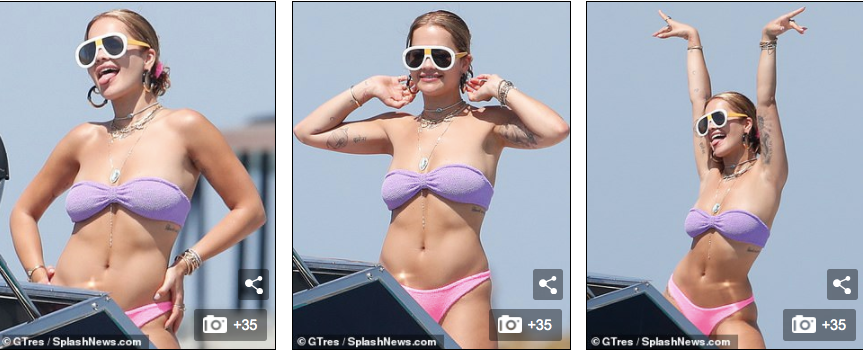 Rita Ora mặc bikini 'bốc lửa' vẫn khiến fan thất vọng ảnh 1