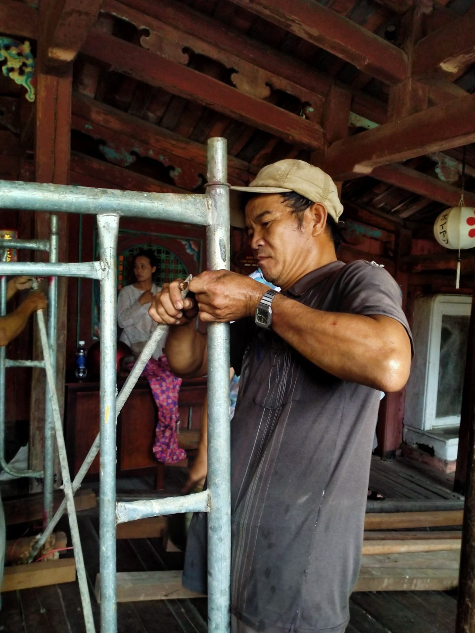 Hội An chằng chống di tích trước giờ bão số 5 đổ bộ ảnh 2