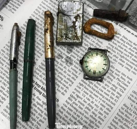 Phát hiện hài cốt liệt sĩ cùng nhiều di vật trong vườn cao su ở Bình Dương ảnh 5