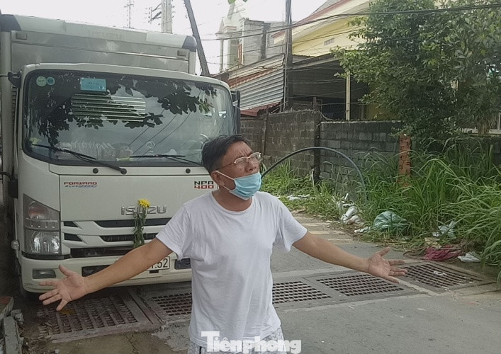 Dự án cống thoát nước dừng giữa chừng, nước lớn làm sập nhà dân ảnh 2