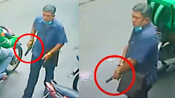 Công an làm rõ vụ người đàn ông rút súng, lên đạn thị uy để giải quyết mâu thuẫn ảnh 1