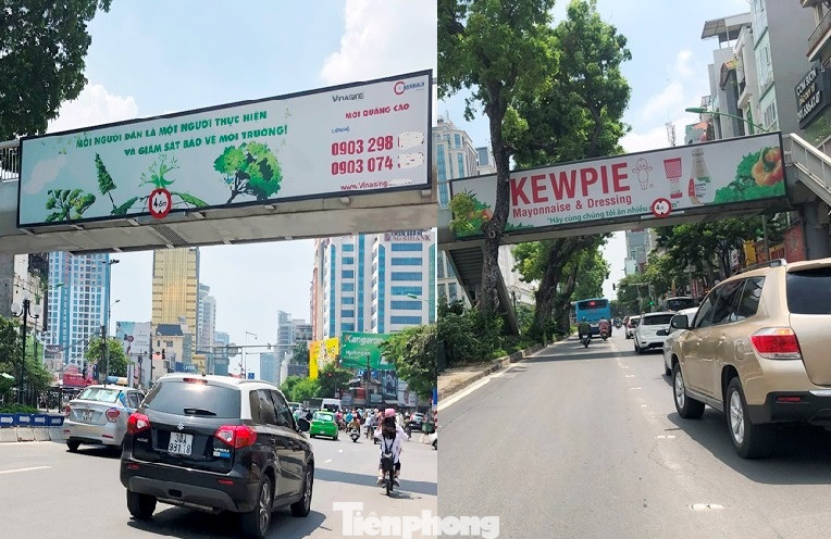 Phát hiện nhiều biển quảng cáo tiền tỷ tại Hà Nội hoạt động 'chui' ảnh 6