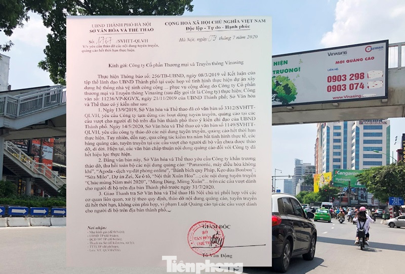 Phát hiện nhiều biển quảng cáo tiền tỷ tại Hà Nội hoạt động 'chui' ảnh 2