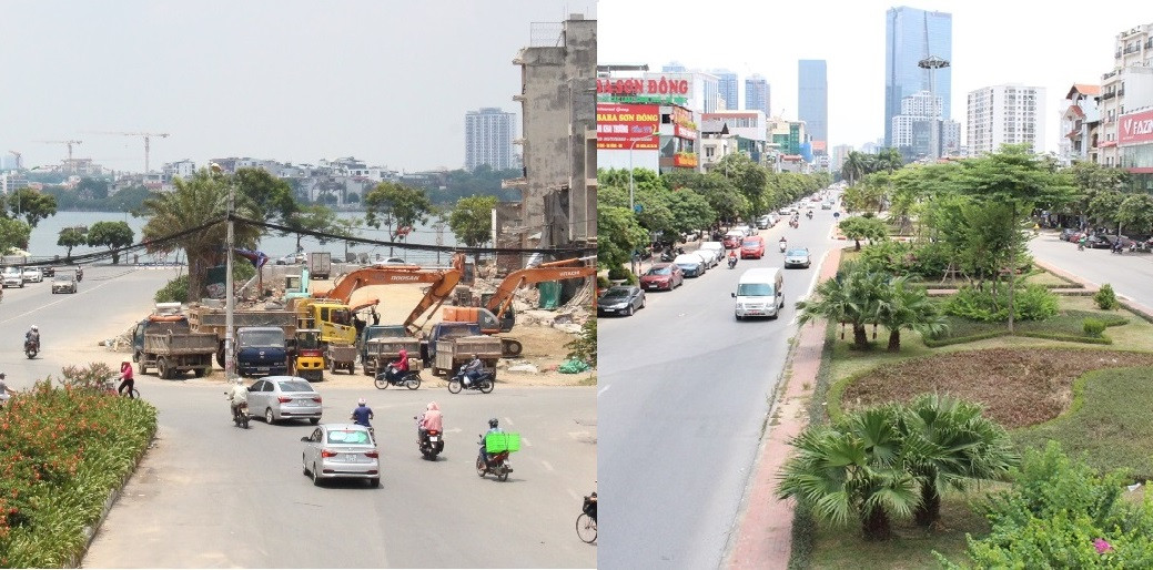 Cận cảnh 'điểm nghẽn' vắt qua 3 nhiệm kỳ trên trục Văn Cao - Hồ Tây vừa đục thông ảnh 10