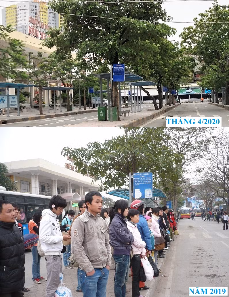 Những hình ảnh khác thường của giao thông Hà Nội sau 20 ngày cách ly xã hội ảnh 8