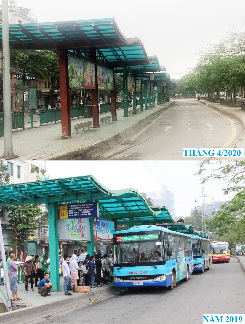 Những hình ảnh khác thường của giao thông Hà Nội sau 20 ngày cách ly xã hội ảnh 7