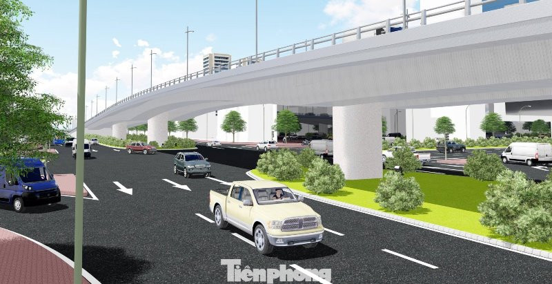 Từ thiết kế đến hiện trường thi công cầu vượt thép 560 tỷ đồng ở Hà Nội ảnh 6