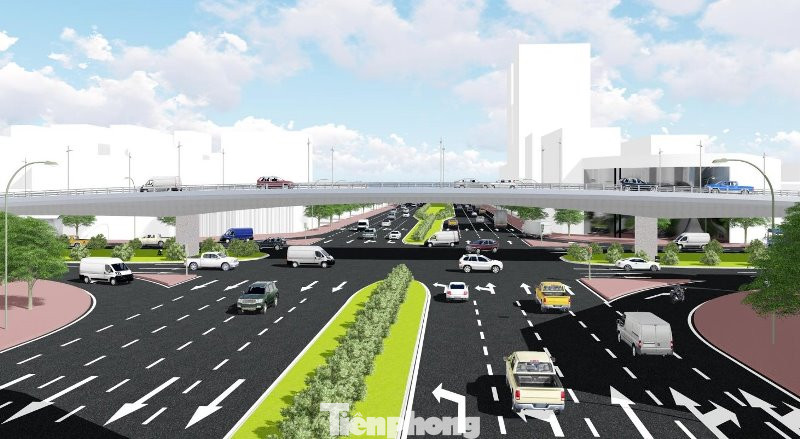 Từ thiết kế đến hiện trường thi công cầu vượt thép 560 tỷ đồng ở Hà Nội ảnh 2