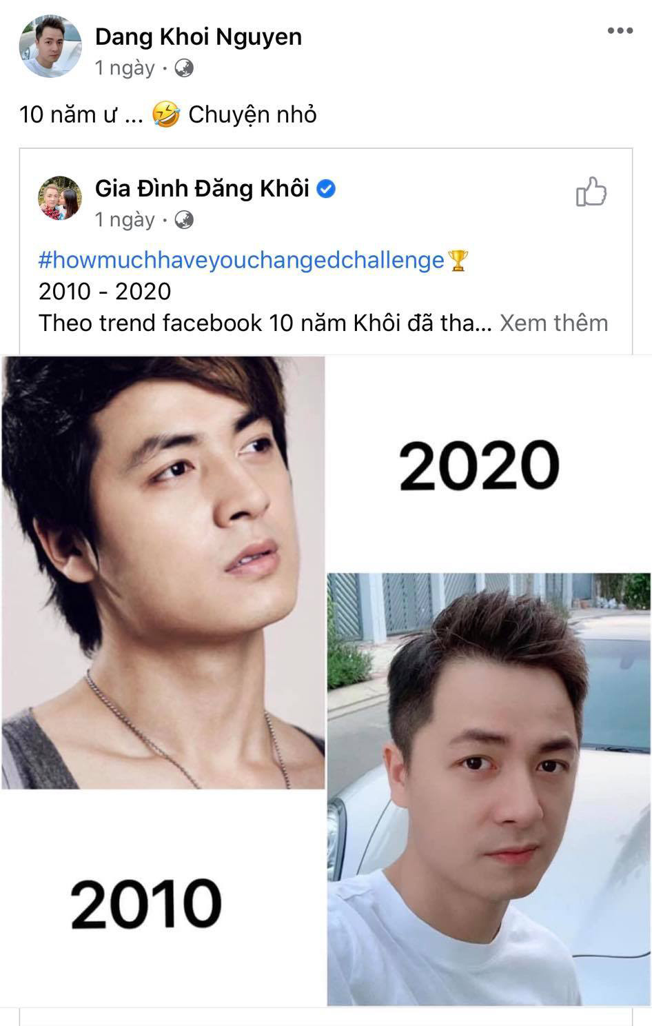 Sao Việt đua nhau hưởng ứng trào lưu ‘ngày ấy – bây giờ’ ảnh 4