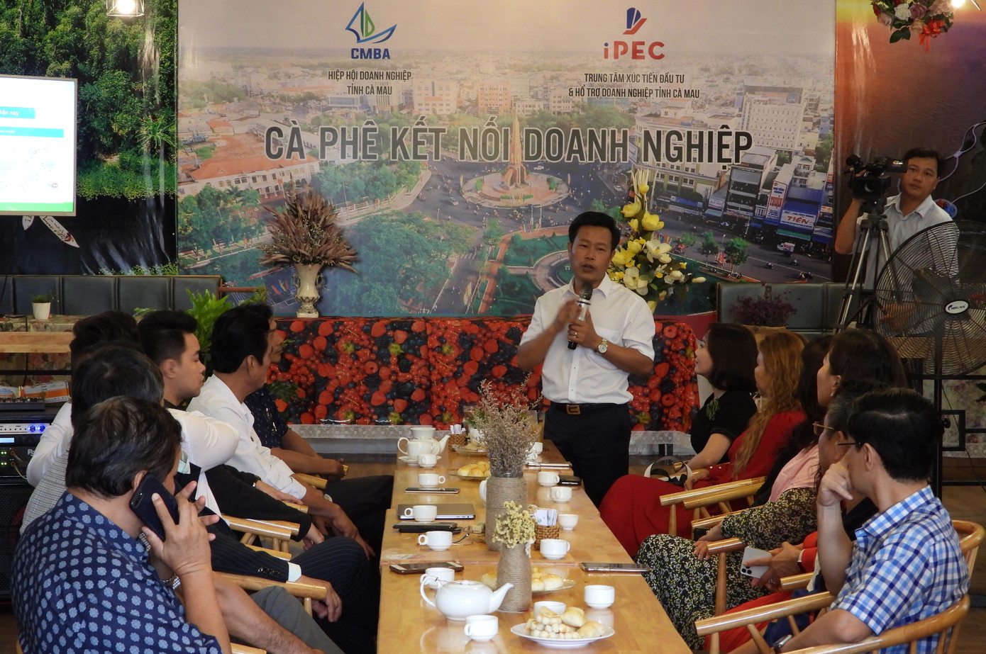 Cà phê kết nối doanh nghiệp ở Đất mũi Cà Mau ảnh 1