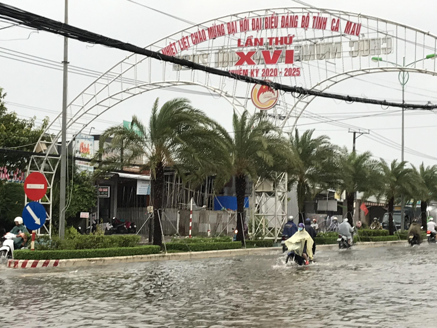 Mưa kéo dài, gây ngập trên diện rộng ở Cà Mau ảnh 3
