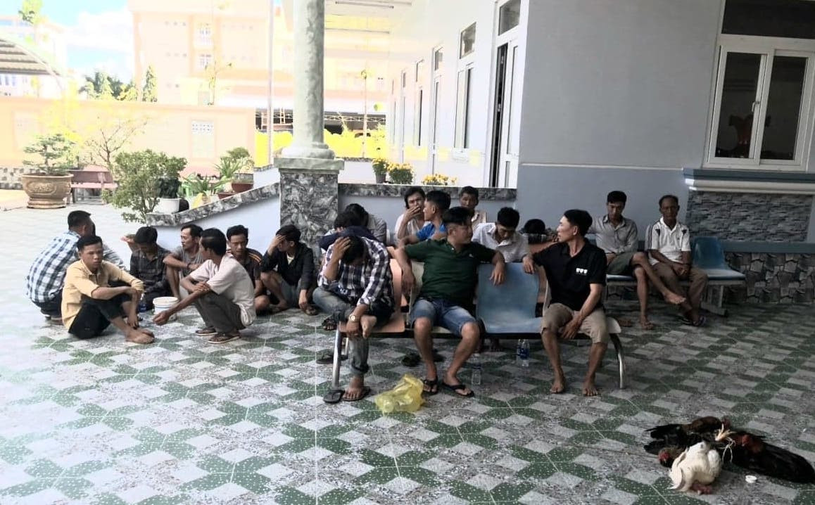 Gần 50 người tháo chạy khi công an đột kích trường gà trưa mồng 4 Tết ảnh 2