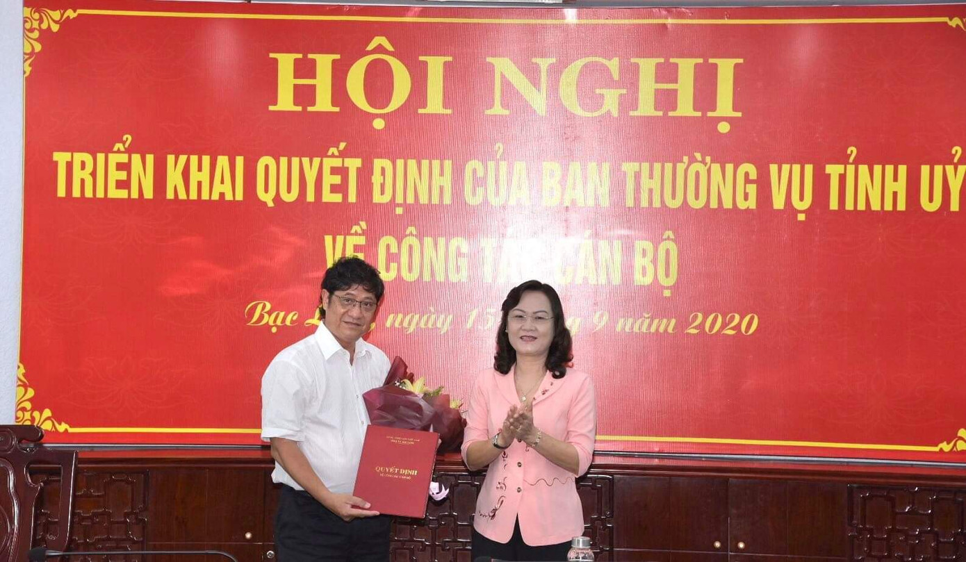 Ban thường vụ Tỉnh ủy Bạc Liêu điều động nhiều cán bộ ảnh 2