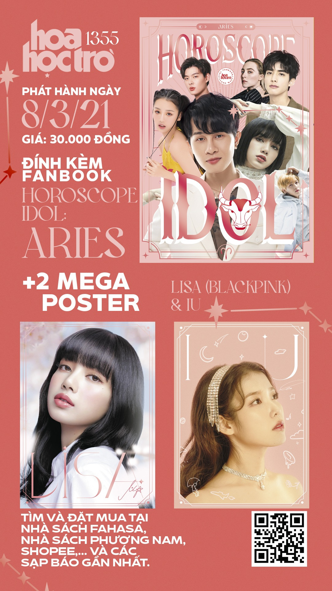 Hoa Học Trò 1355: Chọn vẻ đẹp riêng cho mình, đính kèm fanbook Horoscope Idol Bạch Dương ảnh 1