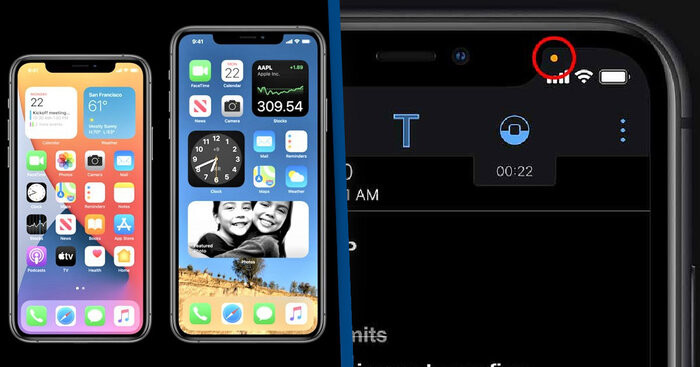 Chấm tròn cam và xanh xuất hiện trên iPhone sau khi cập nhật iOS 14 có ý nghĩa gì? ảnh 2