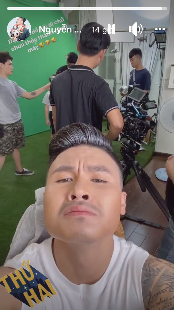 Quang Hải xuất hiện với hình tượng “già nua”, bạn gái cũ Nhật Lê lộ ảnh mặc váy cưới? ảnh 5