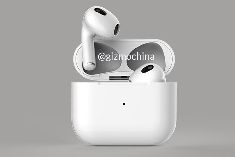 AirPods 3 với thiết kế gần giống AirPods Pro, phần thân nhỏ gọn, sẽ ra mắt vào 23/3 tới? ảnh 1