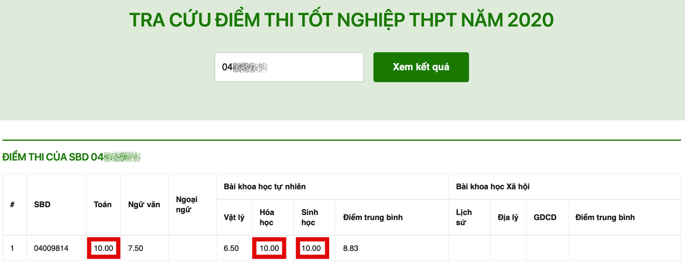 Lộ diện thủ khoa khối A1 với 2 điểm 10, “quán quân” khối B với số điểm tuyệt đối 30/30 ảnh 2