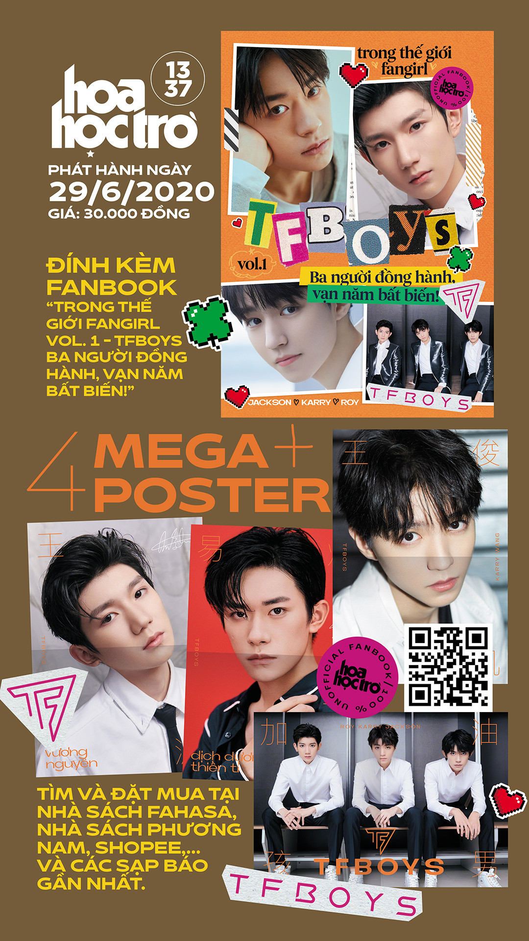 Hoa Học Trò 1337: Mùa Hè ngọt lành như tháng Bảy, tặng fanbook TFBOYS Vol.1 ảnh 1