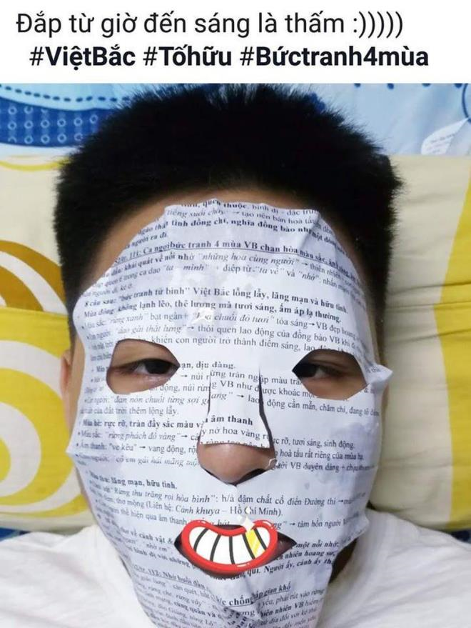 “Skincare” theo cách của học trò mùa thi: Vừa được “chăm sóc da”, vừa tha hồ ôn bài ảnh 2