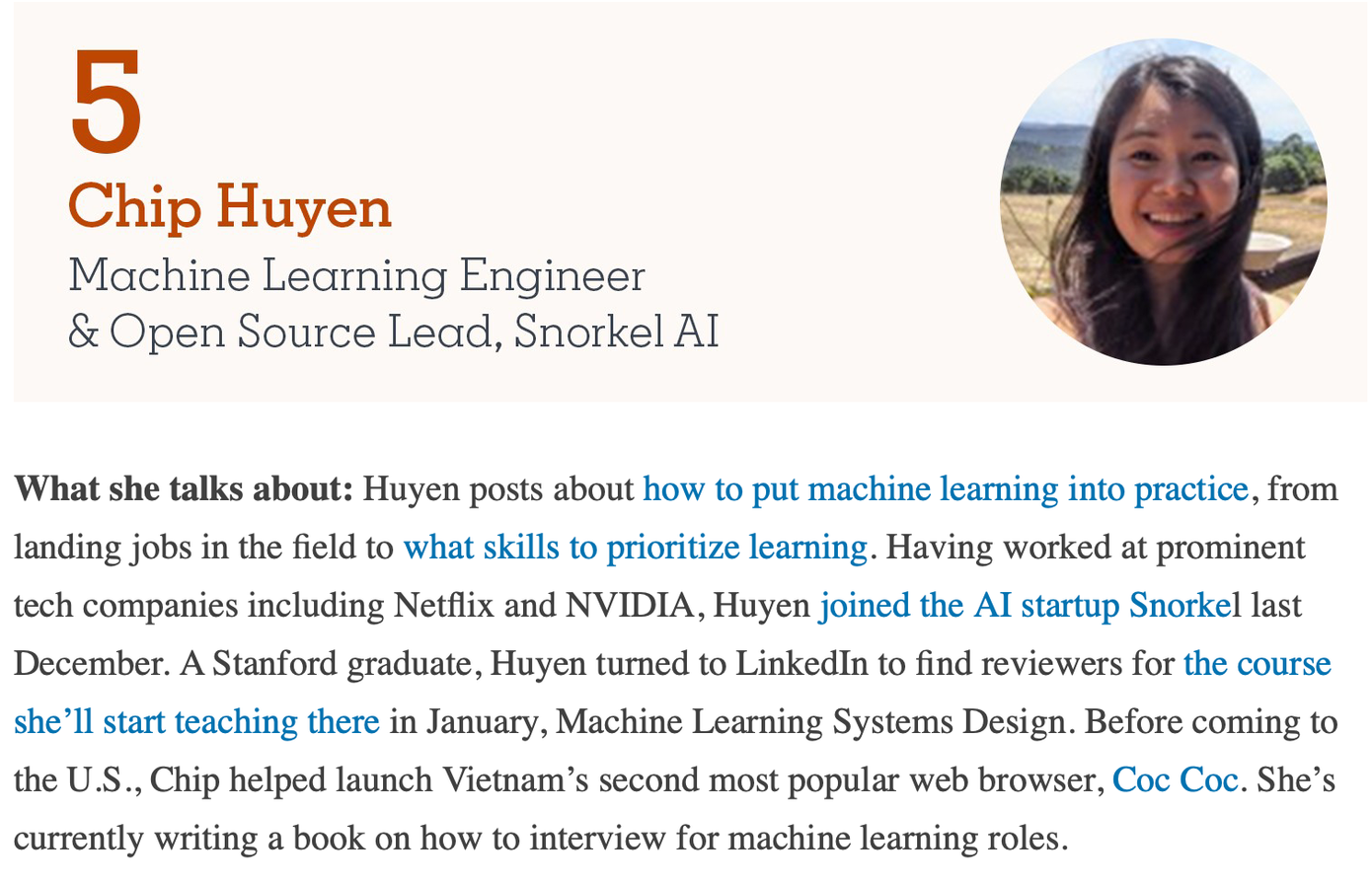 Tác giả “Xách balo lên và đi” lọt Top 5 người có tiếng nói hàng đầu mảng AI thế giới ảnh 2