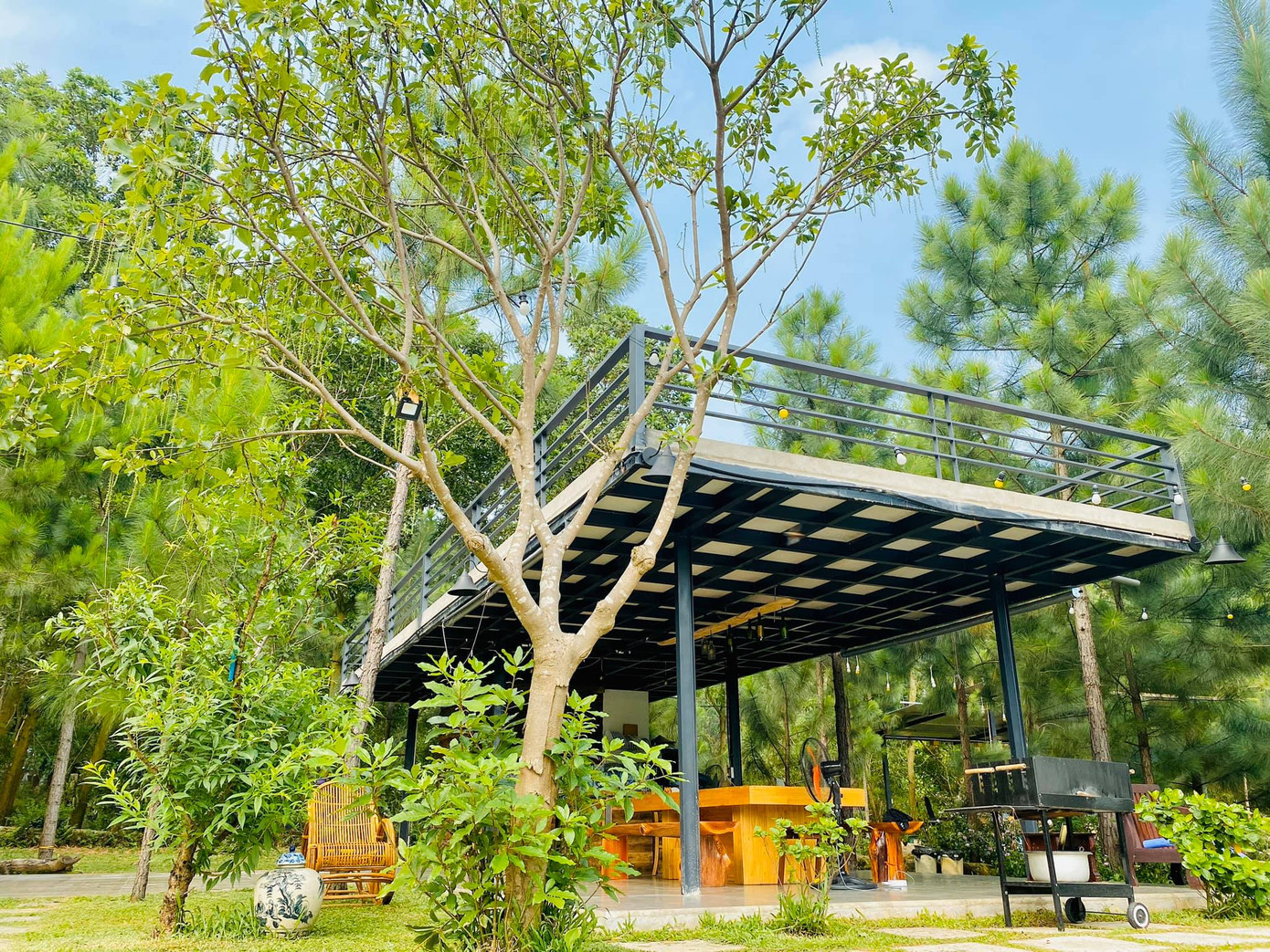 Tha hồ “sống ảo” ở villa nhà kính giữa rừng thông cách trung tâm Hà Nội 1 tiếng chạy xe! ảnh 9