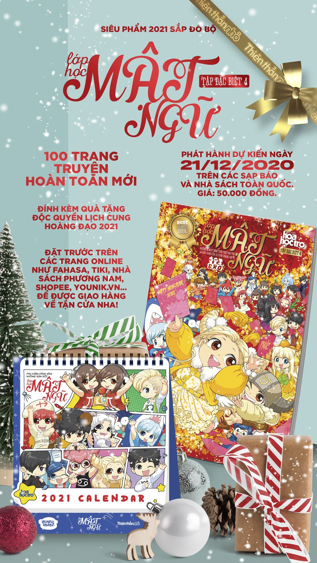 Lớp Học Mật Ngữ tập đặc biệt 4: Bùng nổ những niềm vui mới, tặng lịch để bàn siêu xinh! ảnh 2