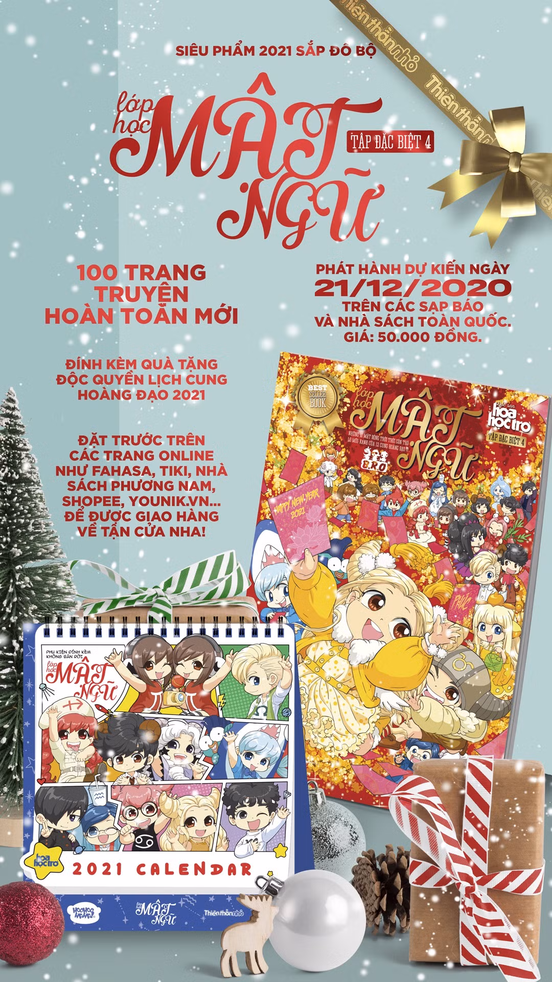 Lớp Học Mật Ngữ tập đặc biệt 4: Bùng nổ những niềm vui mới, tặng lịch để bàn siêu xinh! ảnh 2