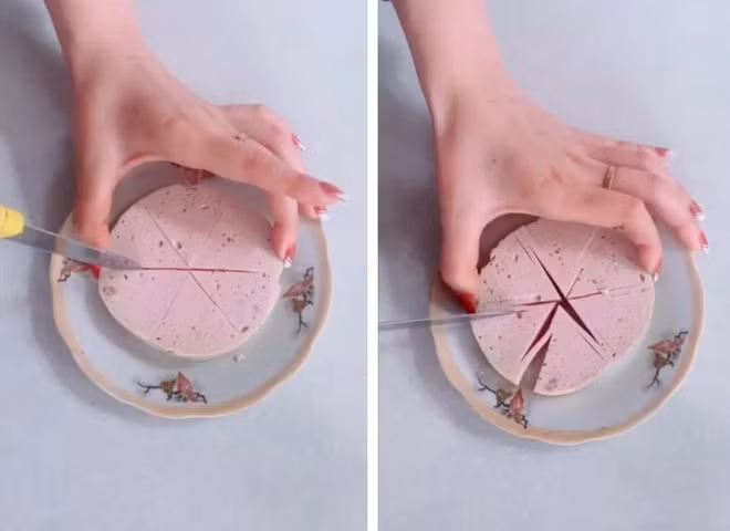 Cô gái hí hửng khoe mẹ cách cắt giò đẹp như hoa 5 cánh, ai ngờ mẹ trả lời cực “phũ“ ảnh 1