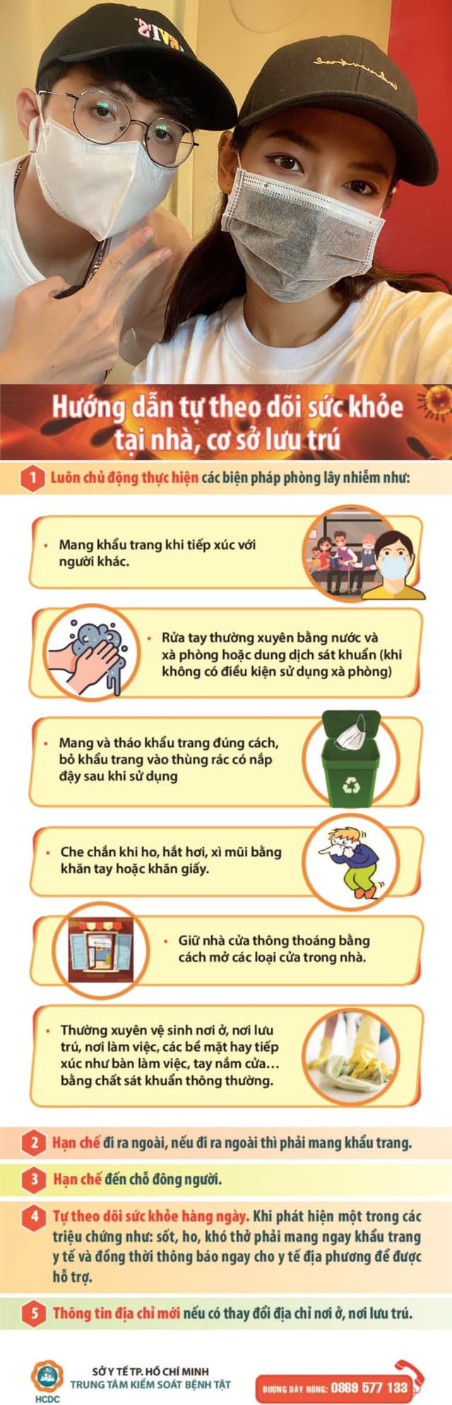 Cặp đôi “Người Ấy Là Ai” Cara - NoWay thông báo hủy mọi lịch trình, tự cách ly 14 ngày ảnh 2