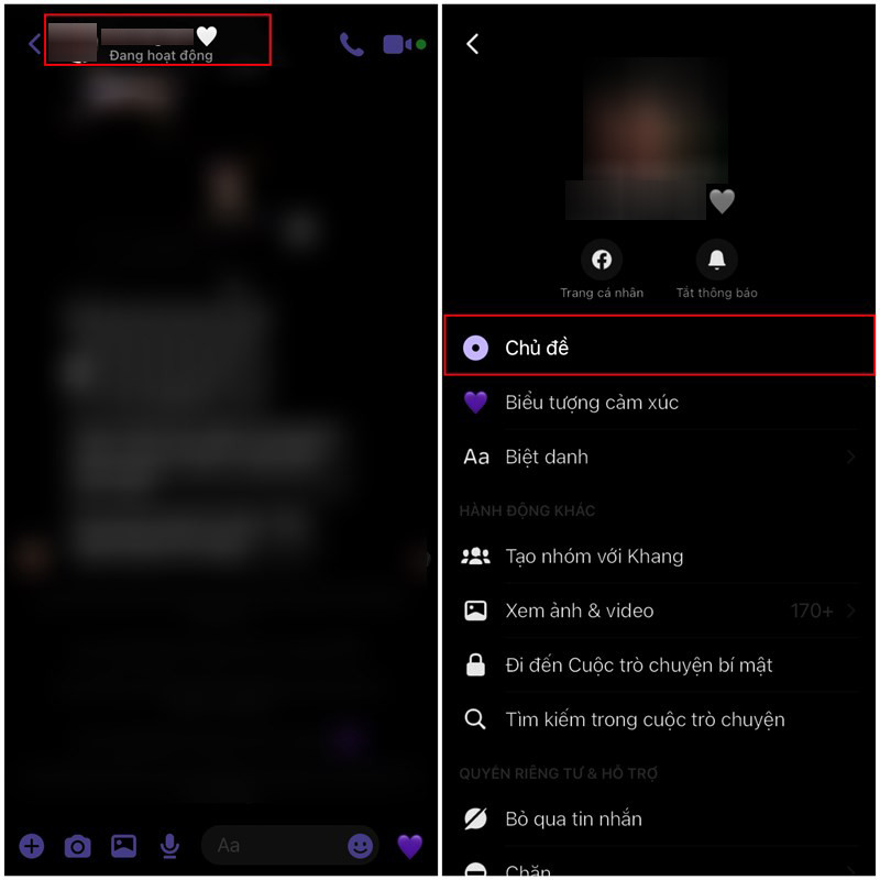 Nhân sự kiện Black Friday, Facebook Messenger bổ sung thêm chủ đề trắng - đen ảnh 3