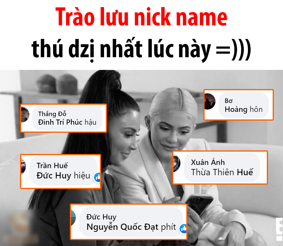 (Ảnh: Top Comments) Trào lưu đang hot trên mạng xã hội: Nickname của bạn theo phiên bản “nối tên” là gì? ảnh 1