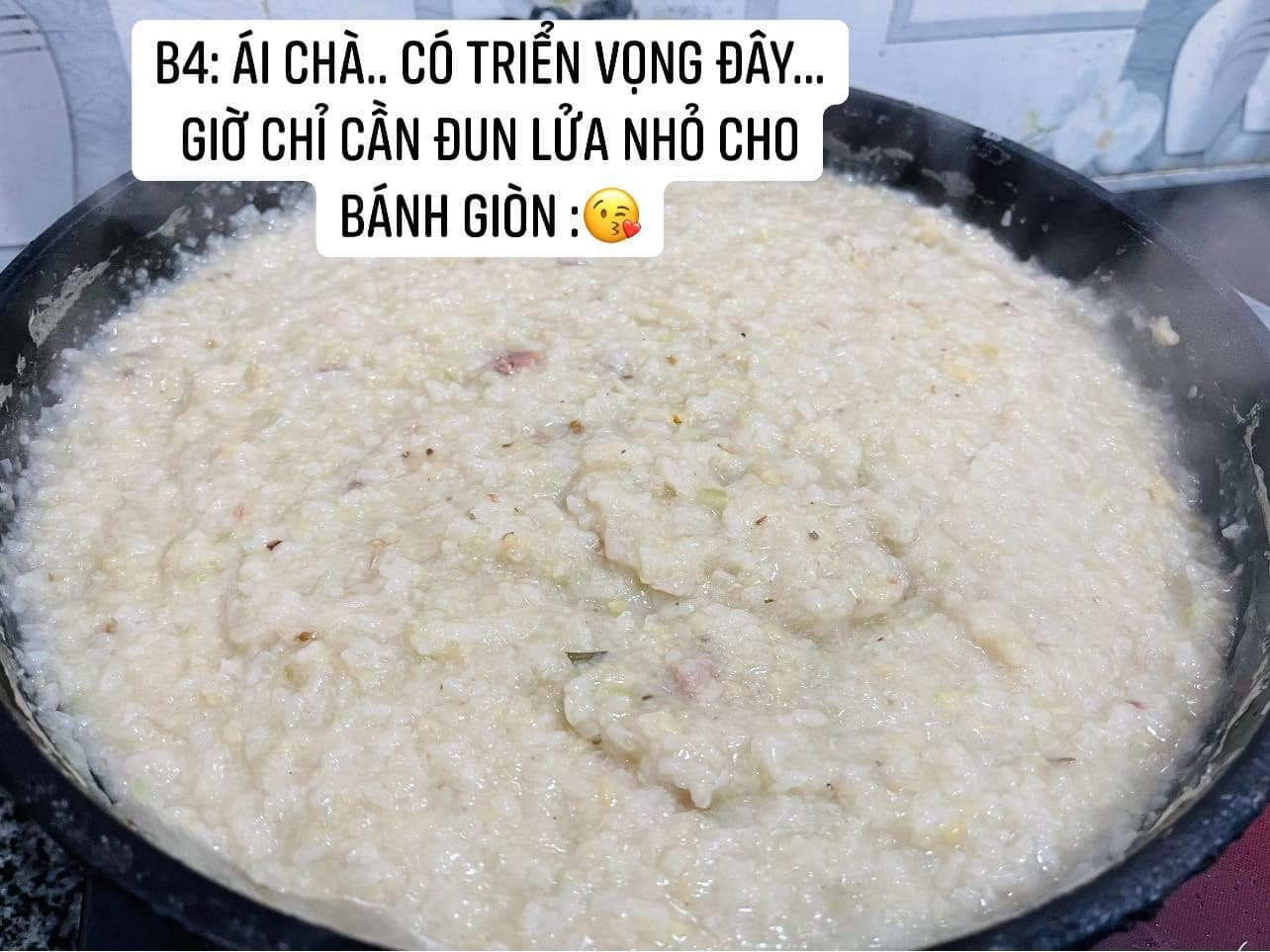 Cô gái làm món bánh chưng chiên nước lọc giống trên mạng, nhìn thành quả ai cũng bàng hoàng ảnh 4