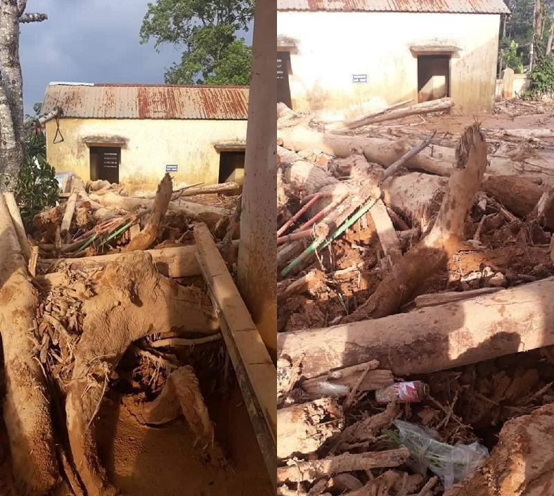 Trường học ở Quảng Trị ngập trong bùn đất dày 1m, học sinh không thể đến trường gần 3 tuần ảnh 3