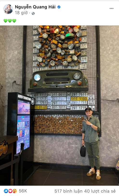 Quang Hải đăng ảnh ở địa điểm cũ, dân mạng kéo vào hỏi: “Chốn cũ đây còn người cũ ở đâu?“ ảnh 1