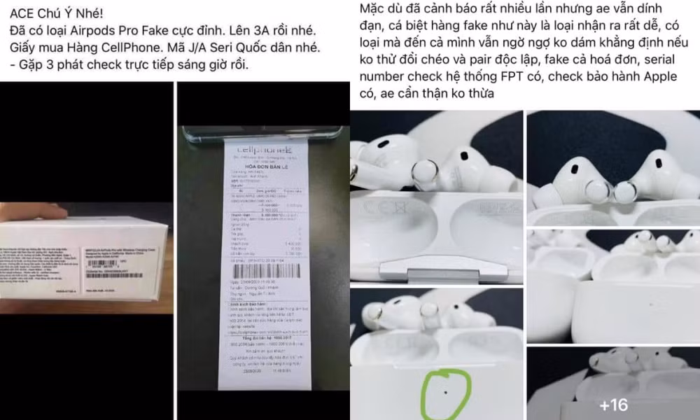 Chiêu lừa đảo mới: In hoá đơn, khắc laser số series giả để bán AirPods Pro “fake” giá cao ảnh 4