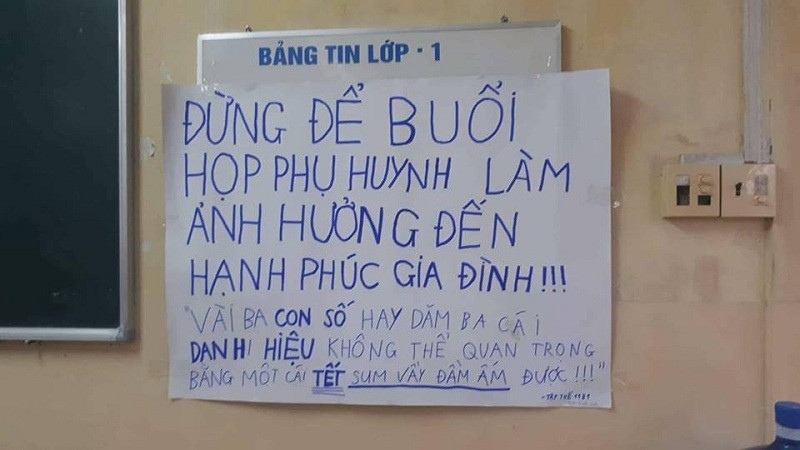 Sợ “hạnh phúc gia đình vỡ tan” vì buổi họp phụ huynh, teen làm ngay tấm biển "nhắc nhẹ" ảnh 5