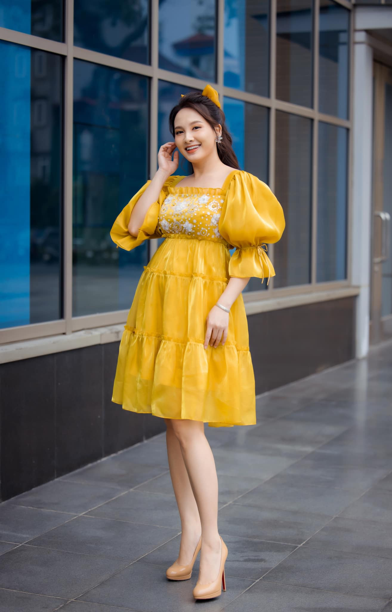 Bị nhắc nhở vì đang mang bầu mà đi giày cao gót, diễn viên Bảo Thanh liền giải thích lý do ảnh 4