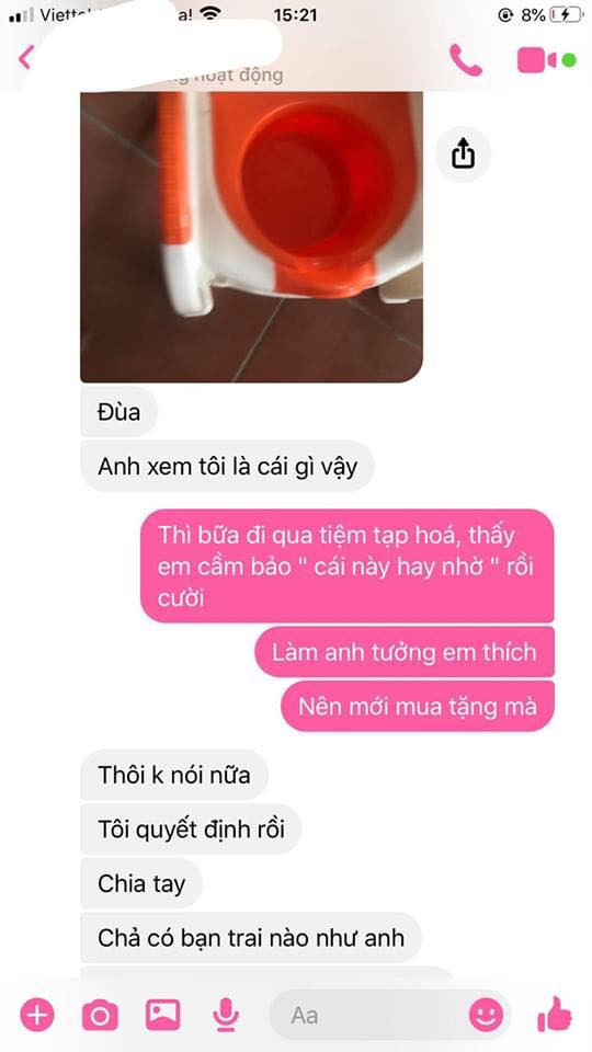 Cô gái khóc thét đòi chia tay vì thường xuyên nhận những món quà “khó đỡ” từ bạn trai ảnh 2