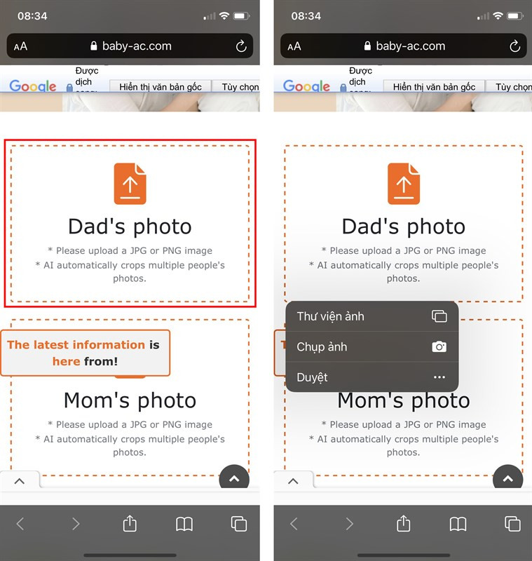Phần mềm dự đoán khuôn mặt đứa con tương lai bằng trí tuệ nhân tạo AI, bạn đã thử chưa? ảnh 3