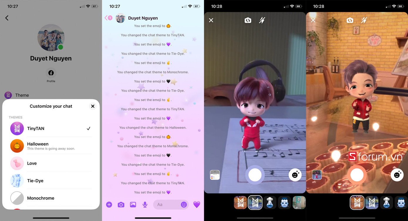 Facebook Messenger và Instagram có thêm giao diện BTS cực xịn xò dành cho các ARMY ảnh 2
